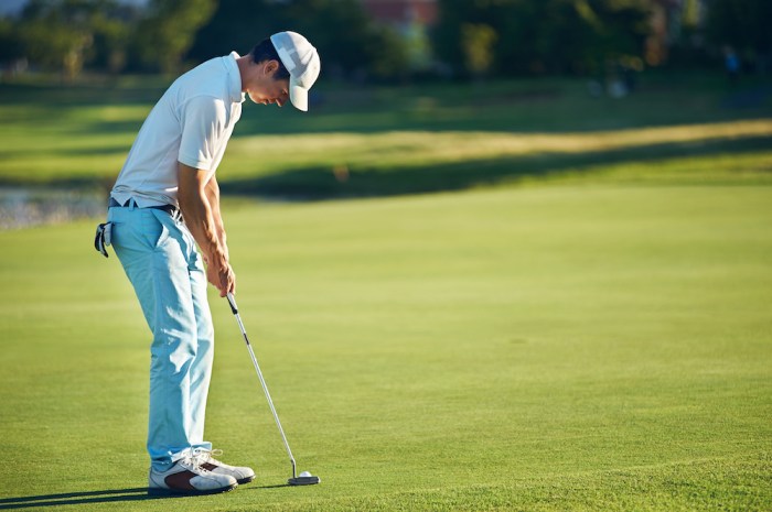 How to measure putter length