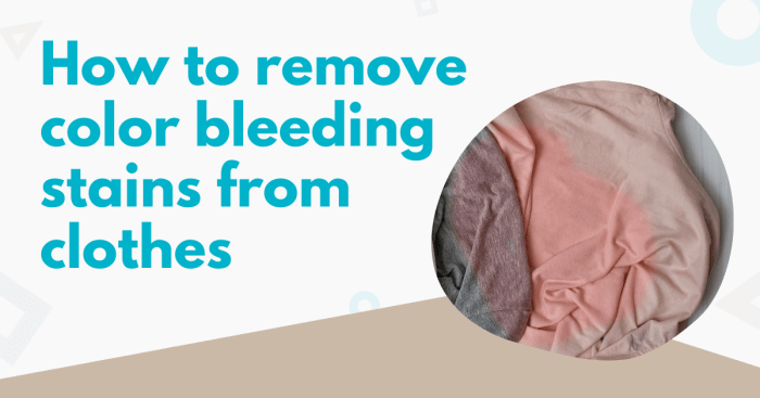 Stopping Coloration Bleed in Garments