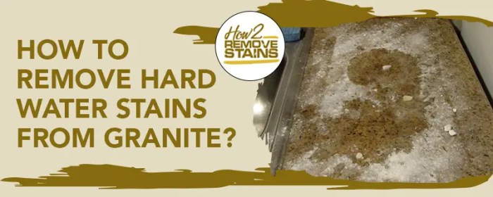 Stains water granite remove hard Stains water granite remove hard