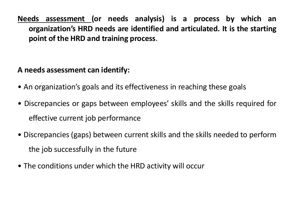 Implementing HRD Applications A Complete Information