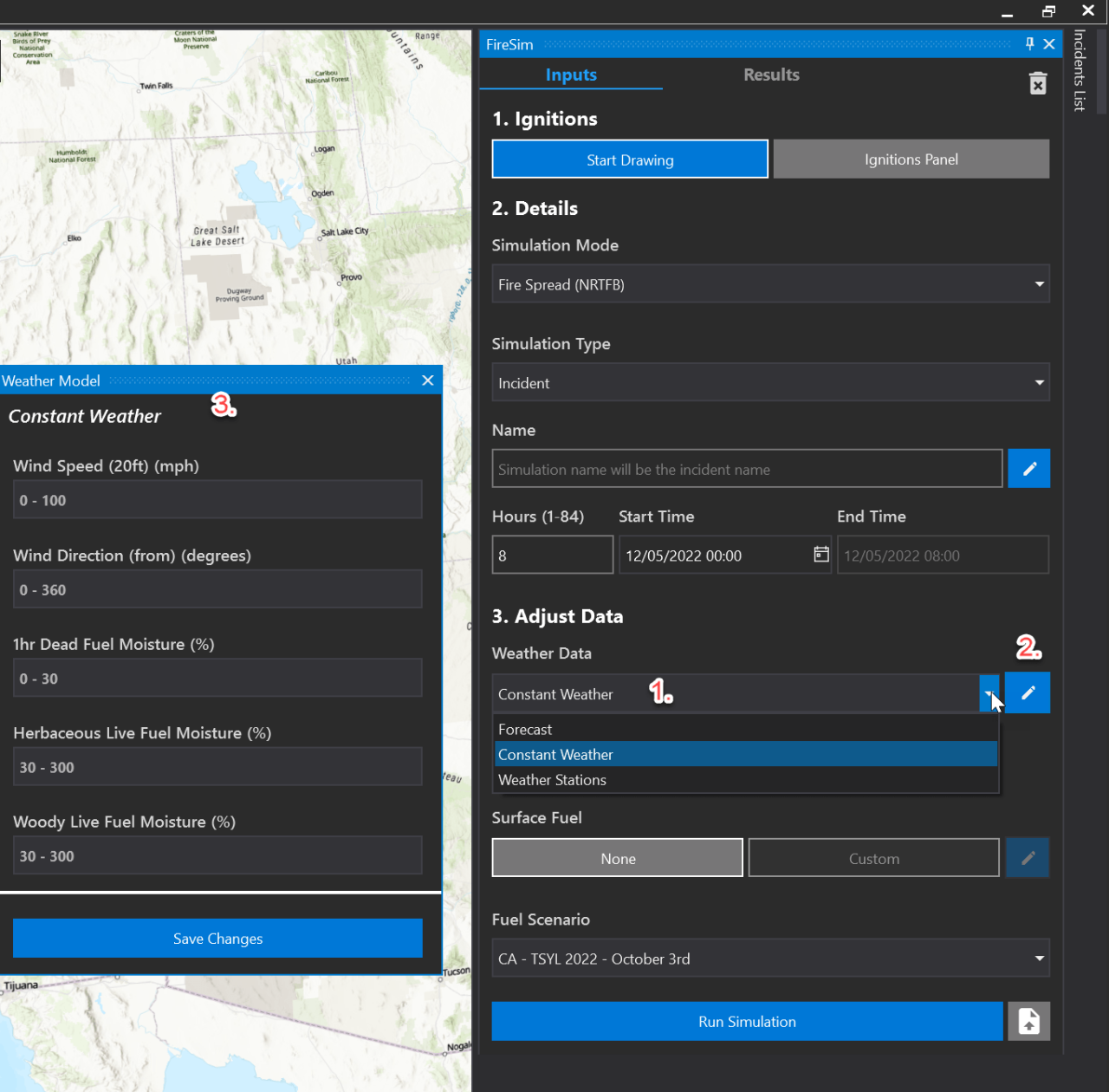 How to get weather data in singular live