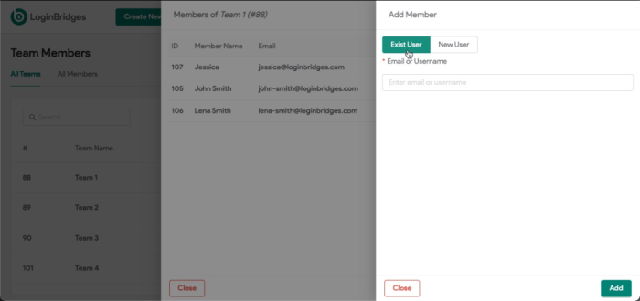 How to add team members seapolis