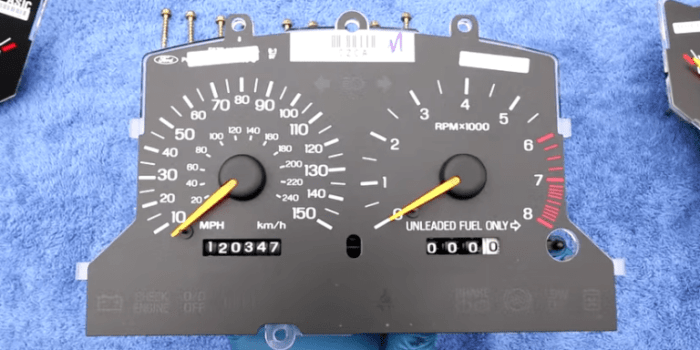 How to fix blinking odometer