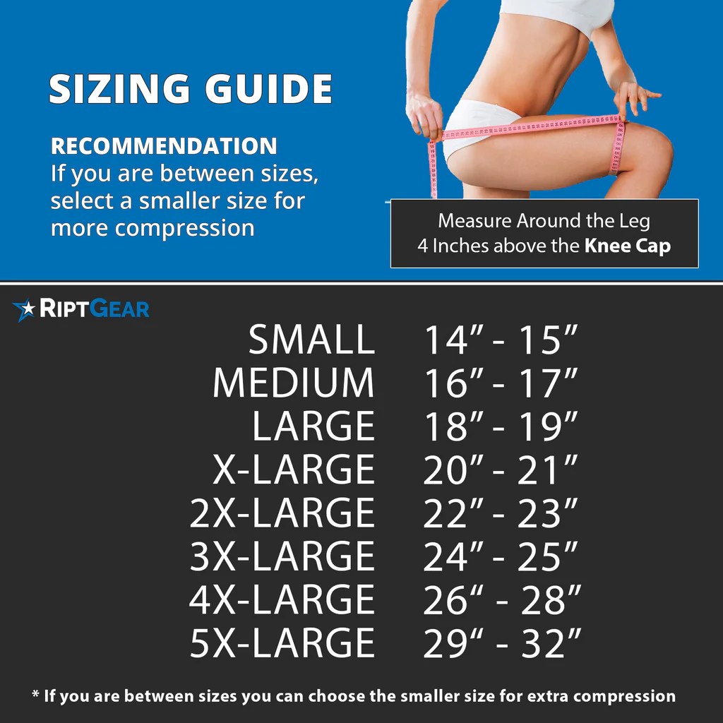 How to size a knee sleeve