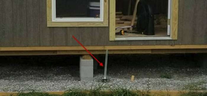 How to anchor a shed