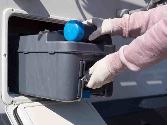 Rv sewer hose clean steps How to clean black tank on camper