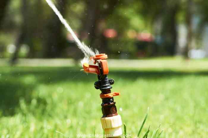 How long to run sprinklers