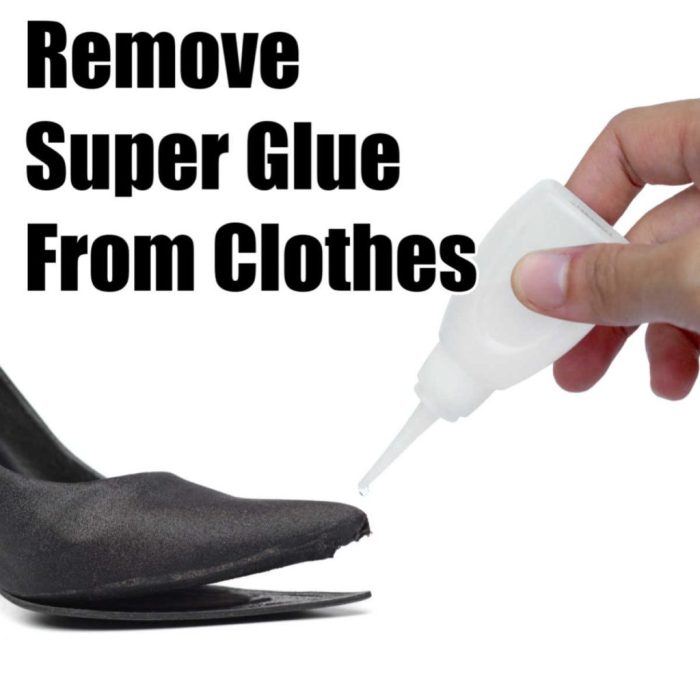 Get Tremendous Glue Out of Clothes