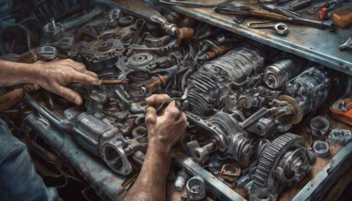 How to replace transmission gasket on a 1078 corvette chevy
