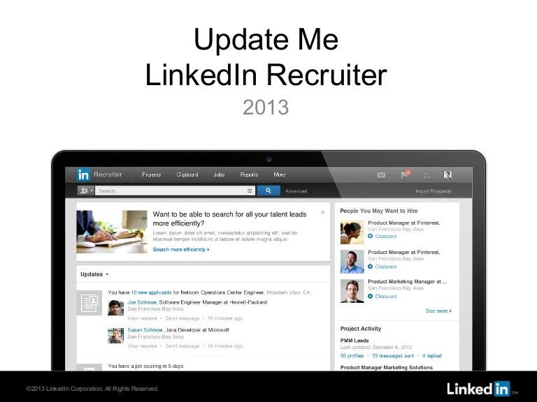 The best way to Ask Recruiter for Replace A Information