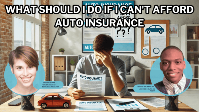 What to do if you can't afford car insurance