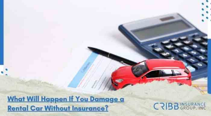 If car insurance damage rental cover will what have What happens if you crash a rental car with insurance